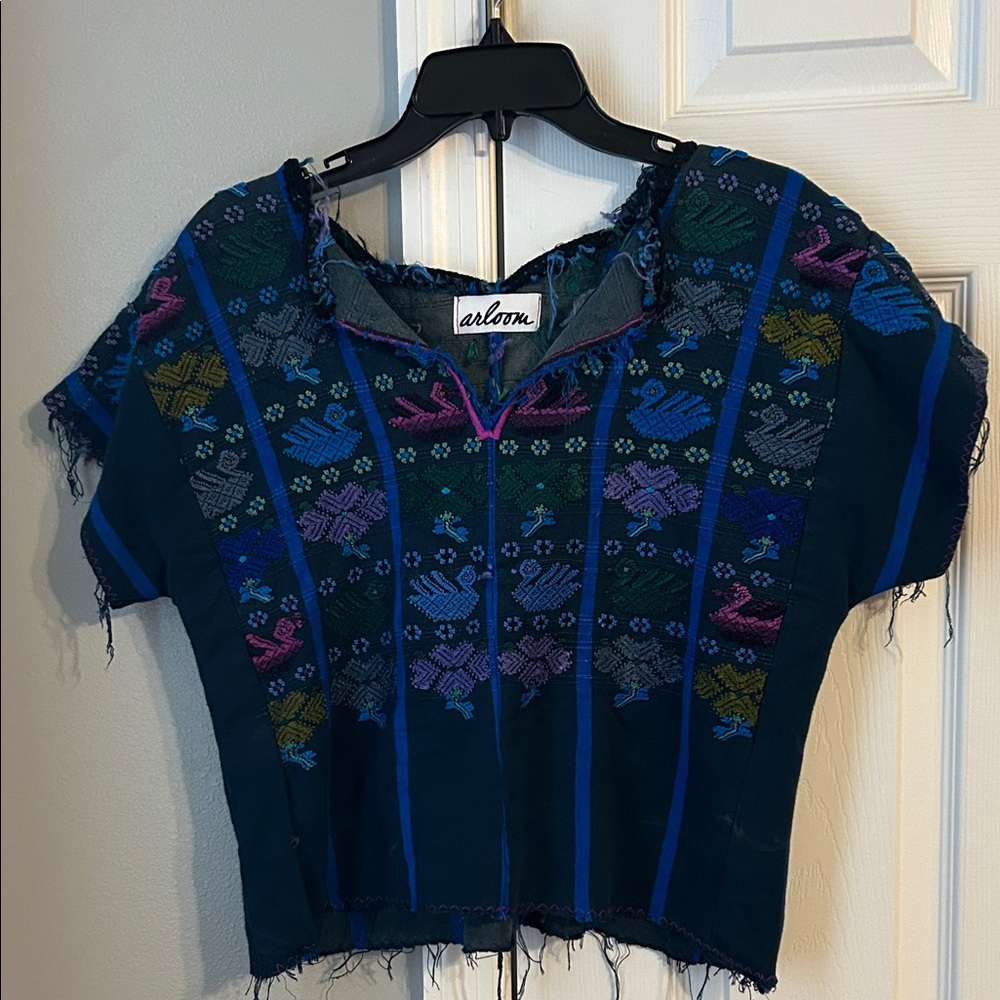 Arloom Women's Colorful Embroidered Blouse